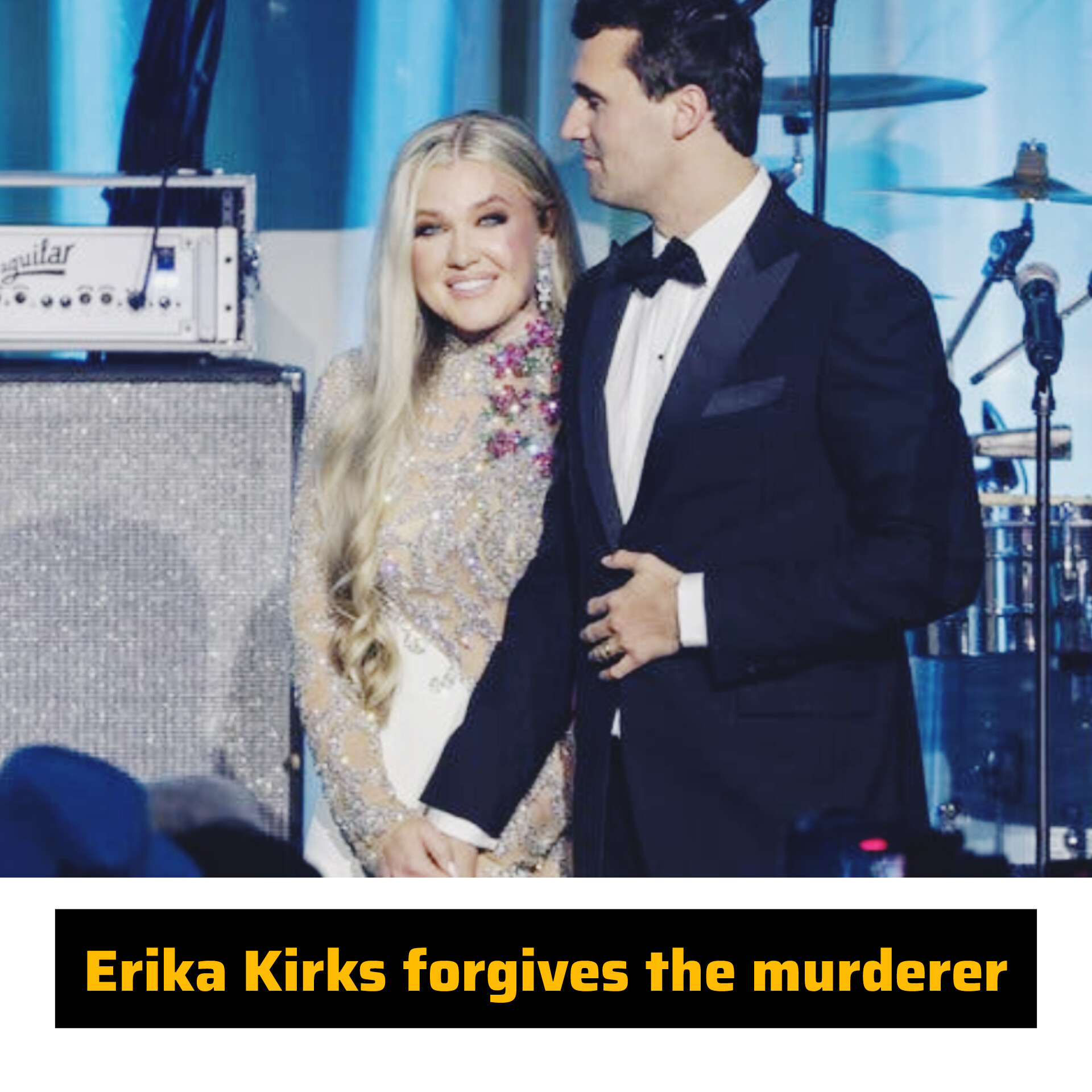 Erika Kirk forgives the Charlie Kirk’s murderer at his memorial