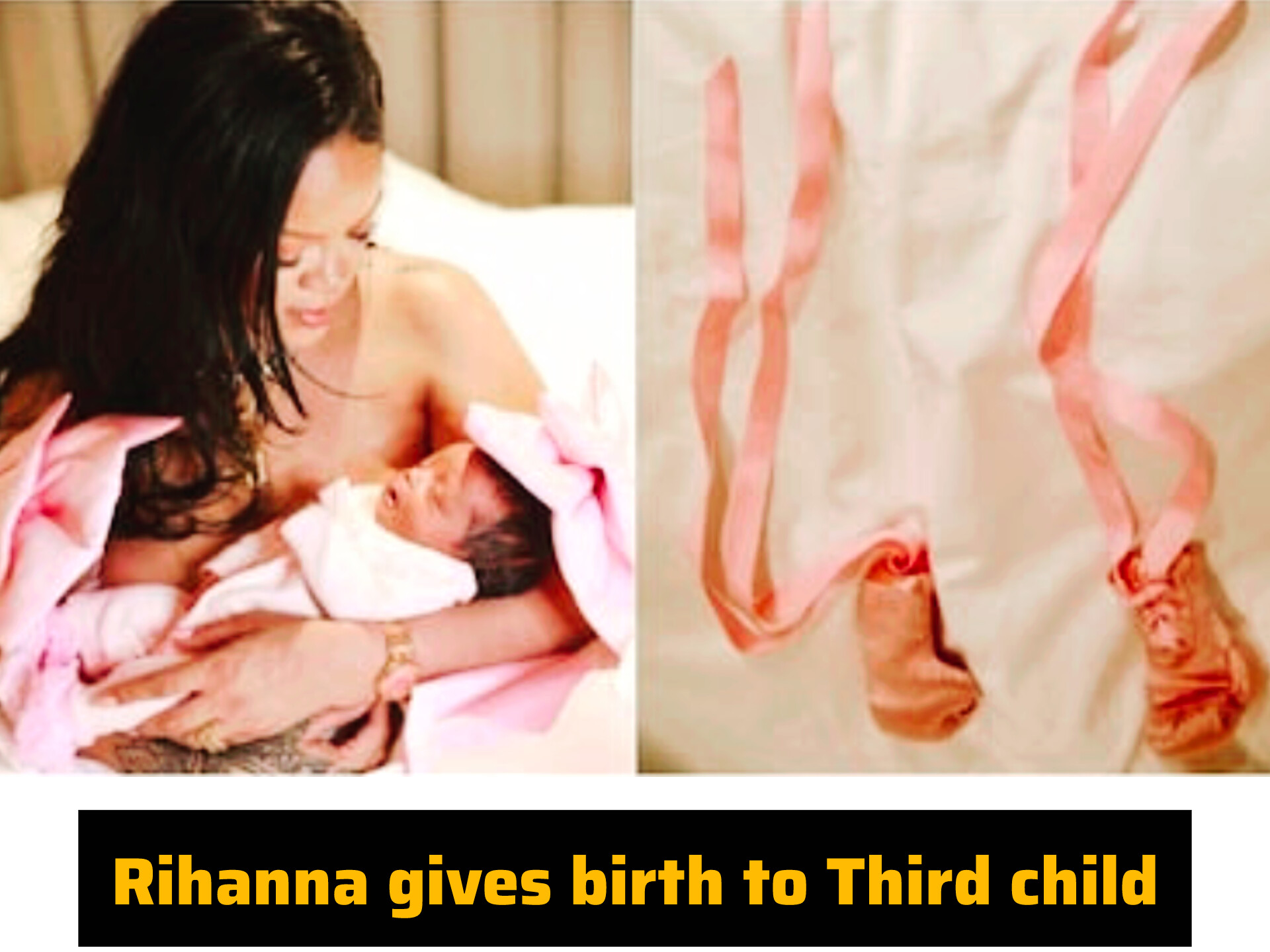 Rihanna gives birth to her Third Child: The Cute little Girls is Trending